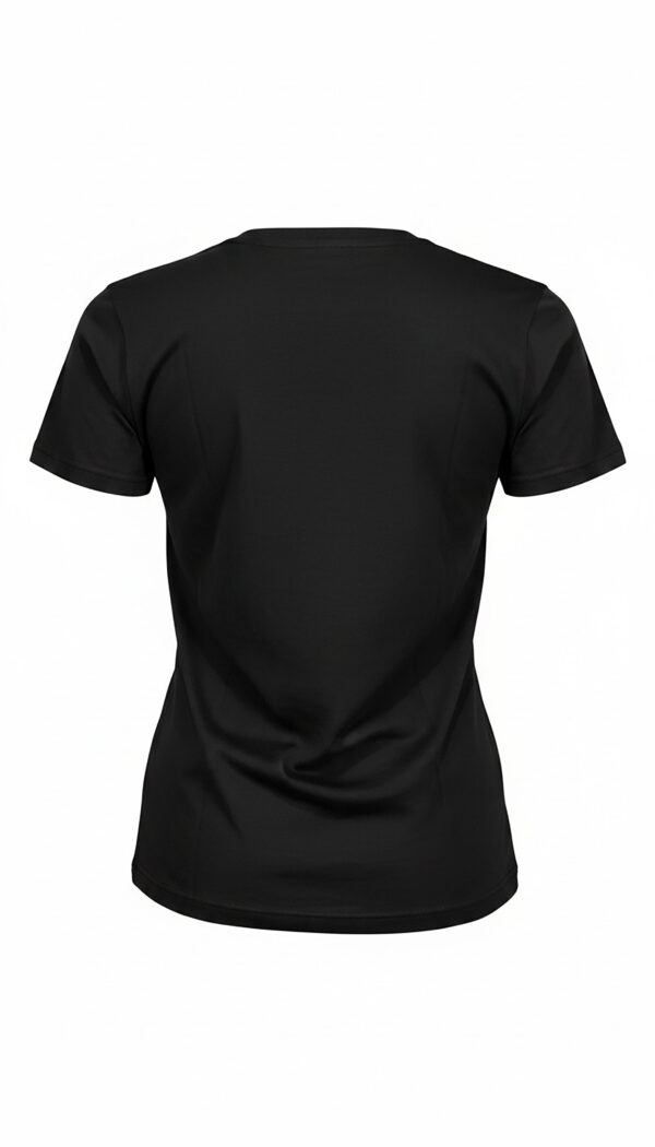 Shirt Schwarz mit Strass Damen Shirt Schwarz mit Strass Damen Shirt mit Fashion Print und dezenten Strassteinen