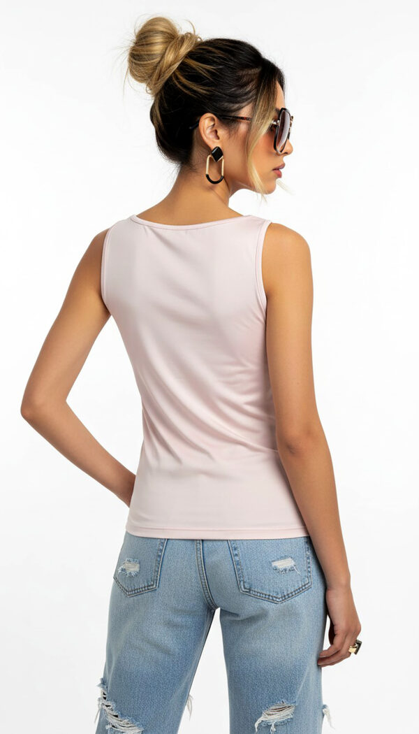 Rosa Damen Top Rückseite Großhandel Rosa Damen Top Großhandel Rückansicht