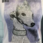 Detail Hunde Print mit Strass rosa Damen Top Großhandel