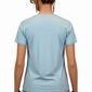 Hellblaues Damen Shirt Rückansicht aus Baumwolle
