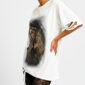 Heilige Maria Strass Oversize Shirt Weiß mit hochwertigem Print und Strassteinen