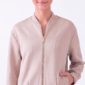 Stoffhose Taupe Großhandel Damen elegante Business Hose Ganzkörperansicht