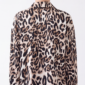 Damen Hemdbluse Leo Print mit Strass Beige Großhandel.