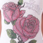 Damen Modal Top mit Strass Rosenmotiv Großhandel