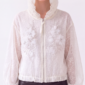 Damen Transparente Spitzenjacke mit Strass LOT Onesize Großhandel Offwhite