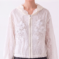 Damen Transparente Spitzenjacke mit Strass LOT Onesize Großhandel Offwhite