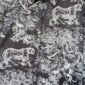 Damen Zweiteiler Animal Print mit Strass Großhandel in Schwarz