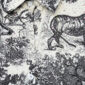 Damen Hemd-Hose Zweiteiler Animal Print mit Strass Großhandel Weiß