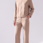 Stoffhose Camel Großhandel Damen elegante Business Hose Ganzkörperansicht