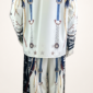 Damen 3-teiliges Set Kettenprint Bluse Hose Schal Großhandel
