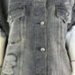 Damen Jeansweste mit Leo Strass im verwaschenen Destroyed Look