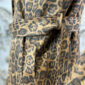 Damen Trenchcoat mit Leo-Print & Taillengürtel Braun – Großhandel
