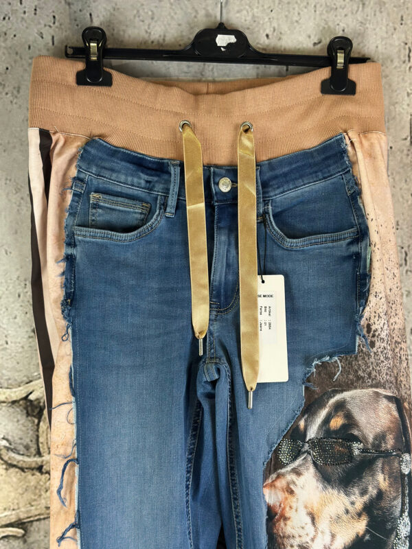 Handpatch Denim Dog Jeans Sweat Hose – Großhandel (5) Handpatch Denim Dog Jeans Sweat Hose mit Strass