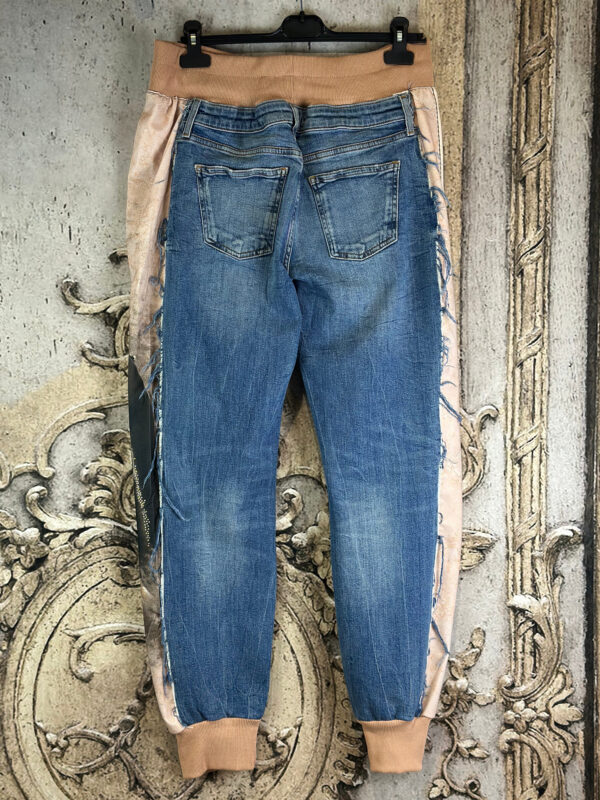 Handpatch Denim Horse Jeans Sweat Hose – Großhandel (5) Handpatch Denim Horse Jeans Sweat Hose mit Strass und Perlen