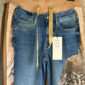 Handpatch Denim Tiger Jeans Sweat Hose mit Strass