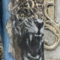 Handpatch Denim Tiger Jeans Sweat Hose mit Strass