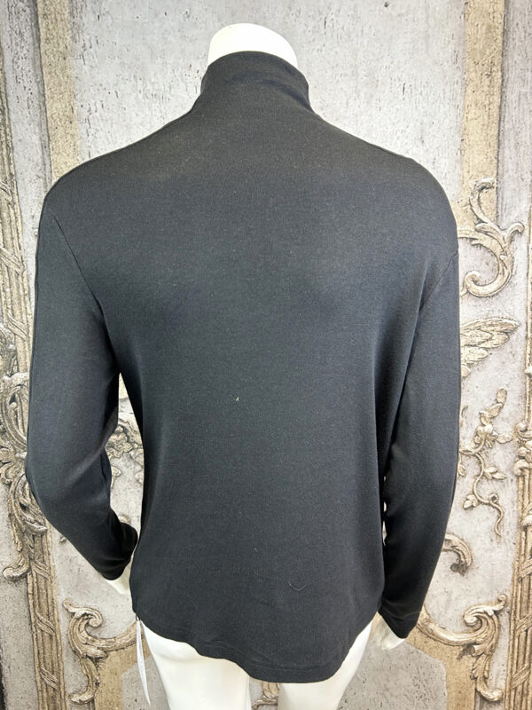 Leichter Cool Tiger Rollkragenpullover Schwarz mit Strass & Nieten – Großhandel (1) Tiger Rollkragenpullover Schwarz Großhandel mit Strass und Nieten